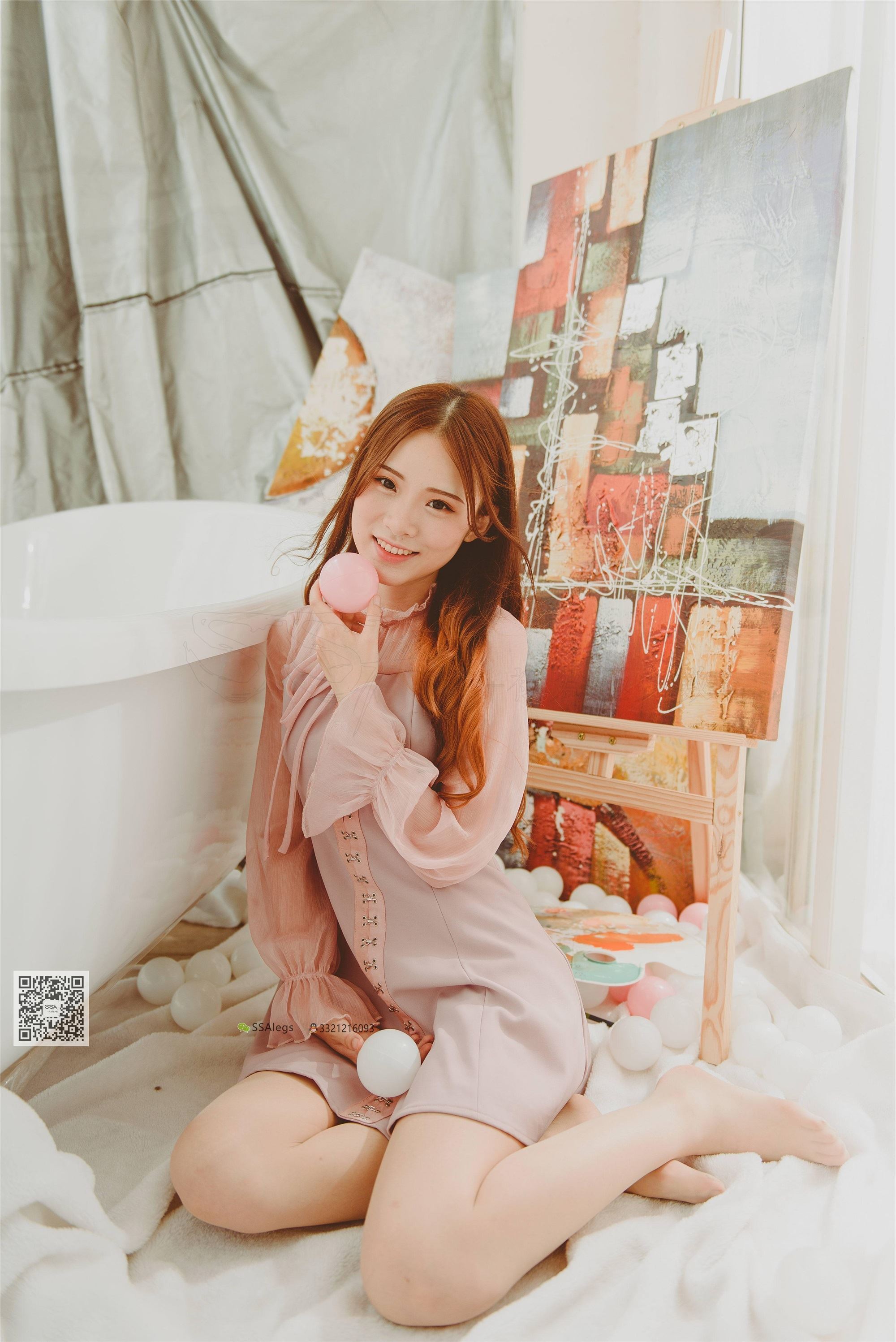 SSA丝社 NO.002 纯-琪琪丝足浴缸小清新